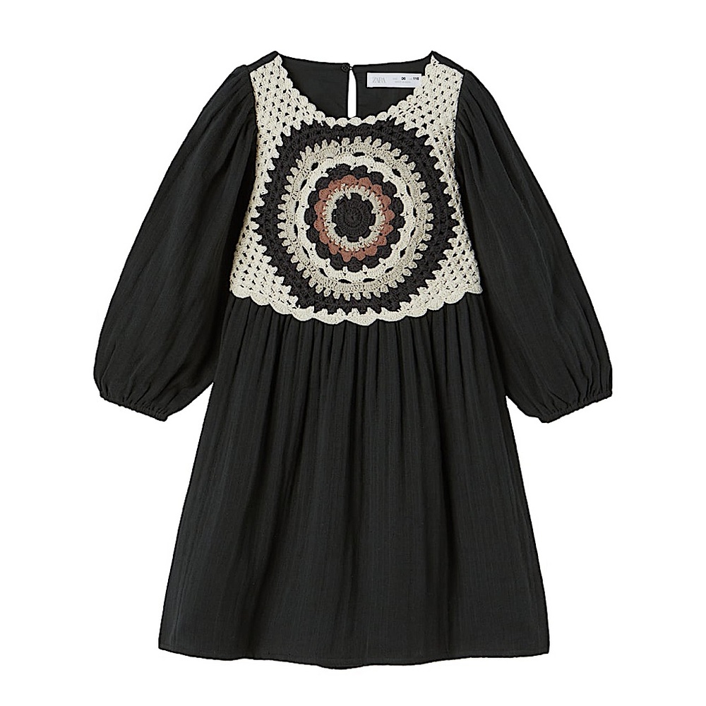 SOLD NWT ZARA CROCHETED DRESS